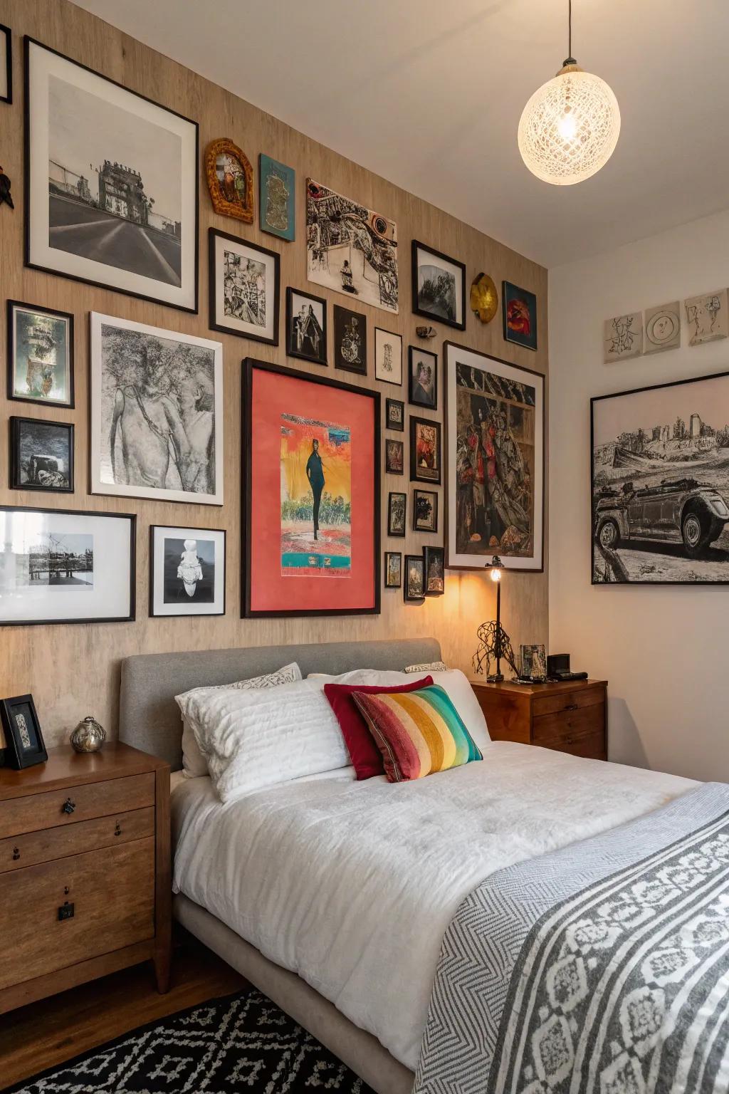 Combining styles can make your bedroom truly unique.