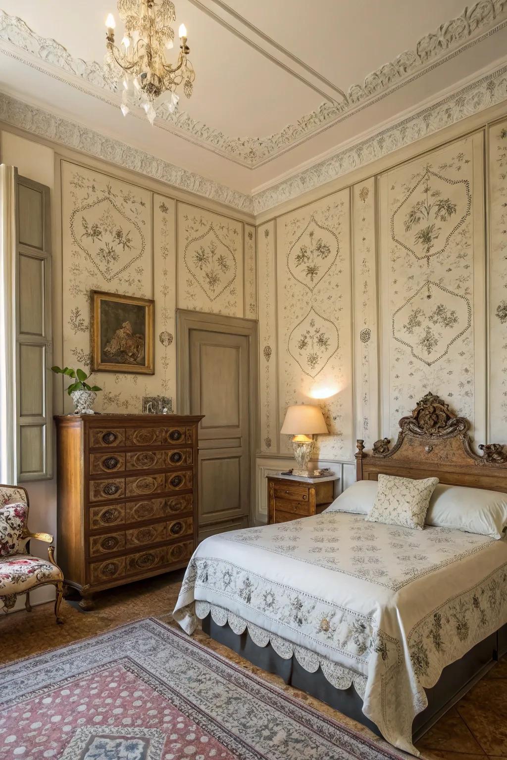 Vintage-inspired panels add nostalgia and character.