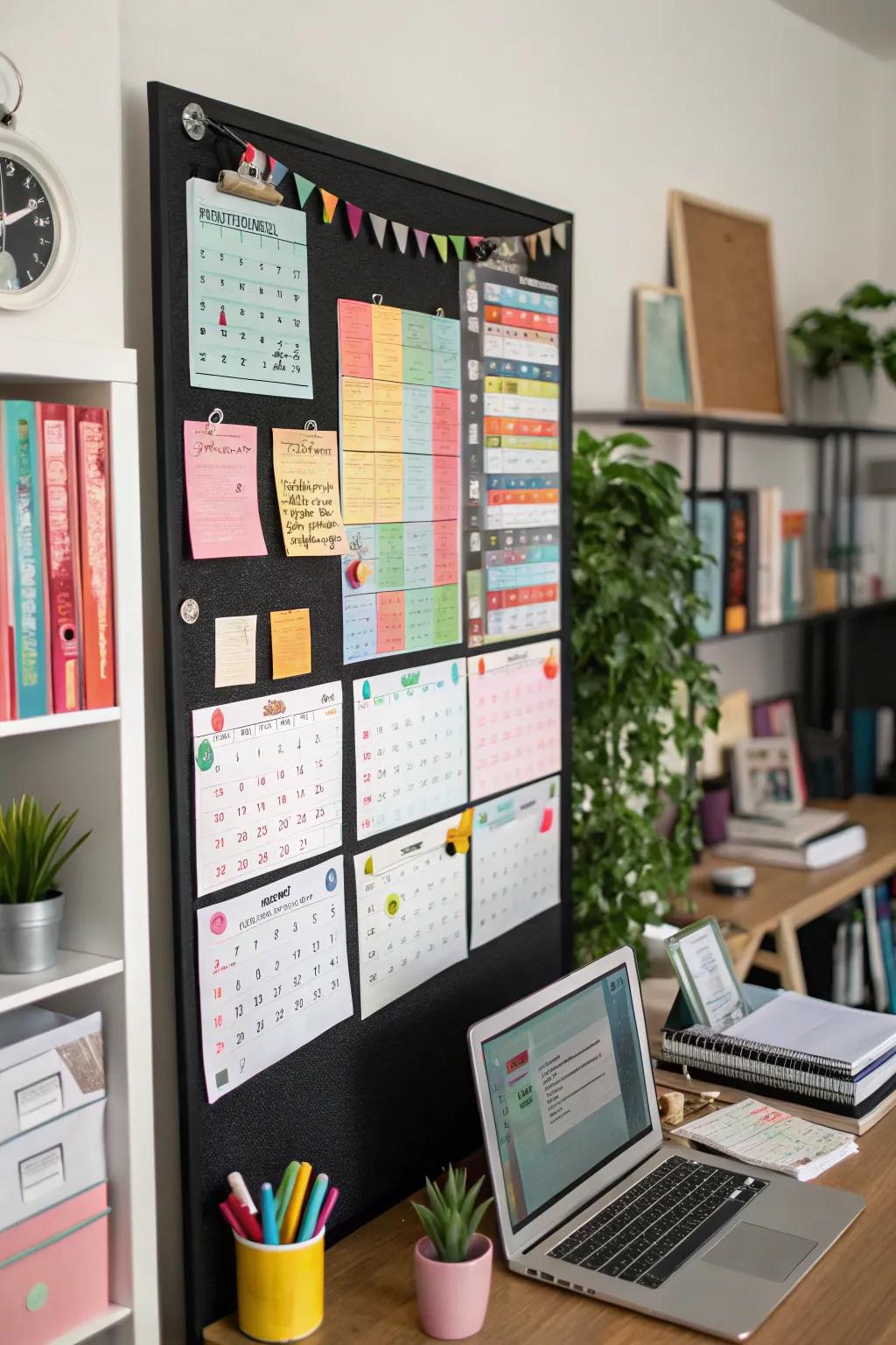 Stay organized and stress-free with a functional notice board.