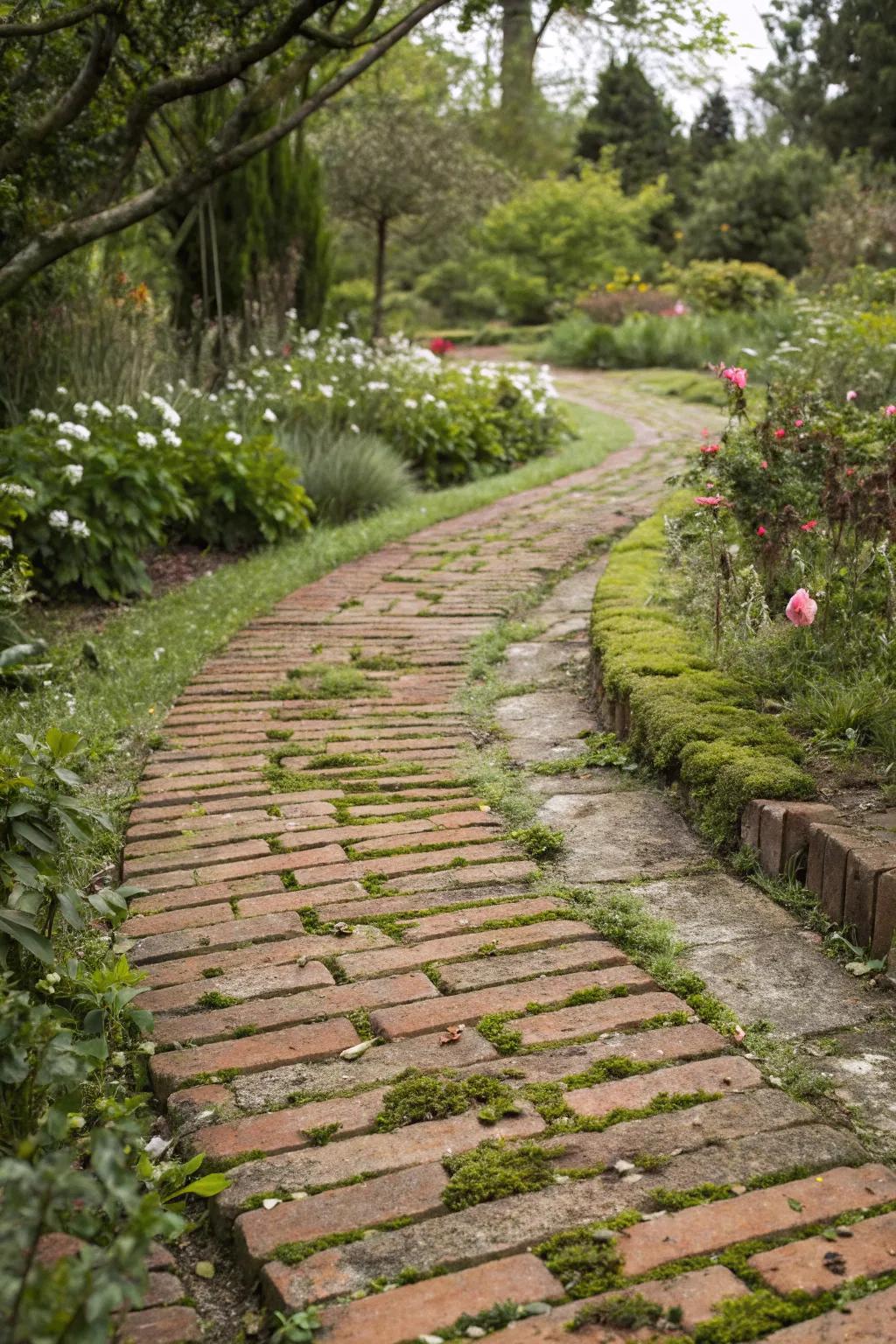Weathered bricks: Inject rural charm into your environment.