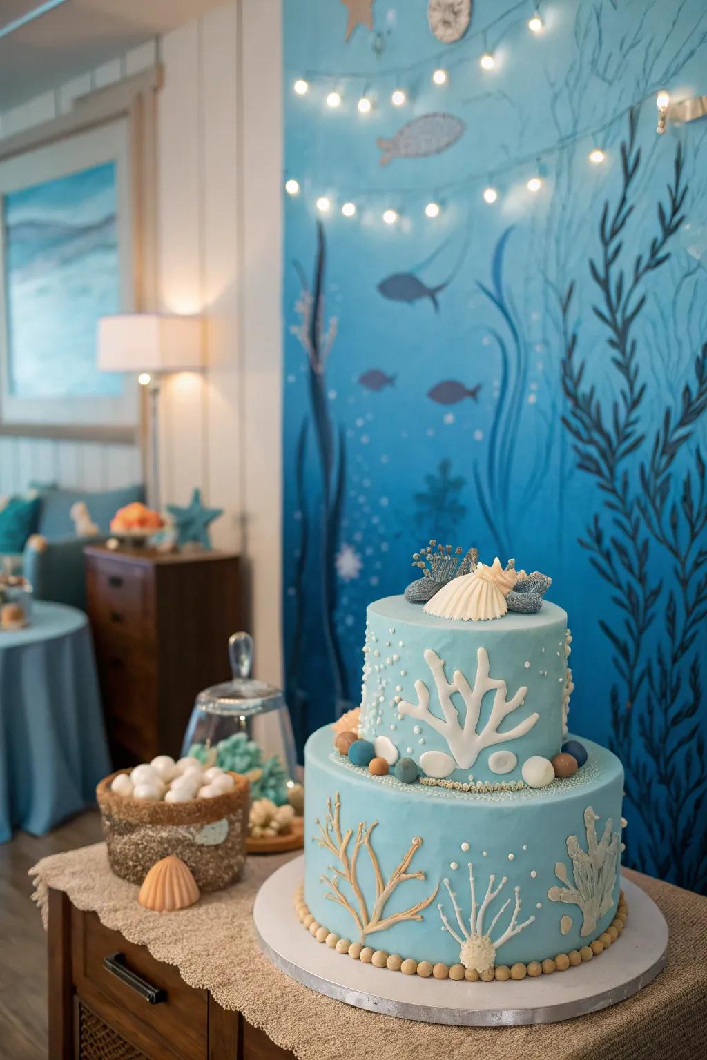 A maritime quest theme introduces a splash of enjoyment to your cake smash images.