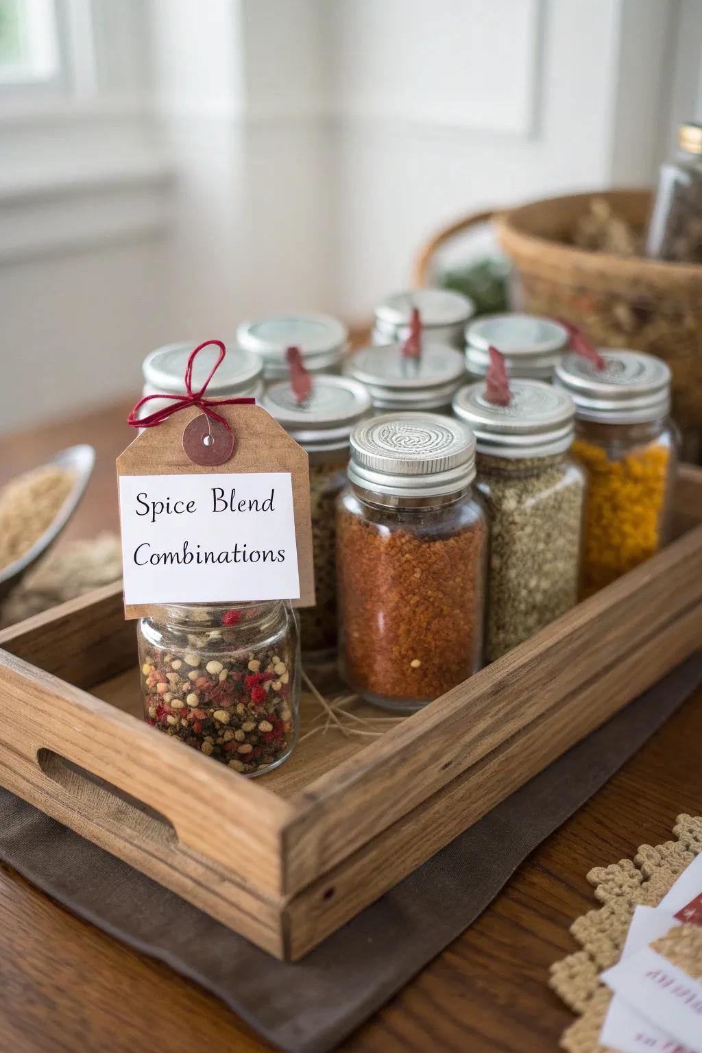 A set of festive seasoning blends for festive cooking