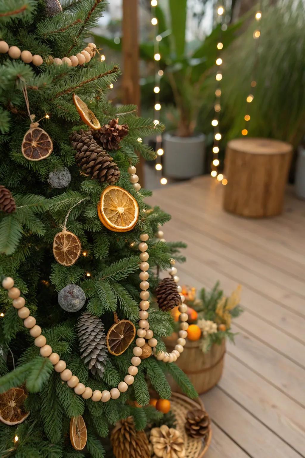 Celebrate sustainably with an eco-friendly foliage Christmas tree.