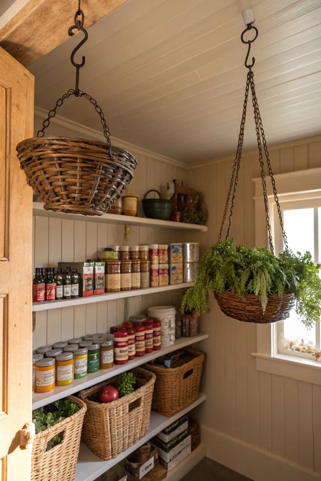 Make the most of ceiling space.