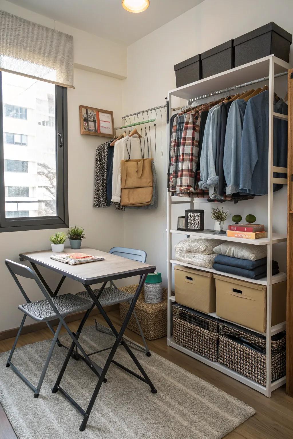 With creative solutions, small spaces can be very useful.