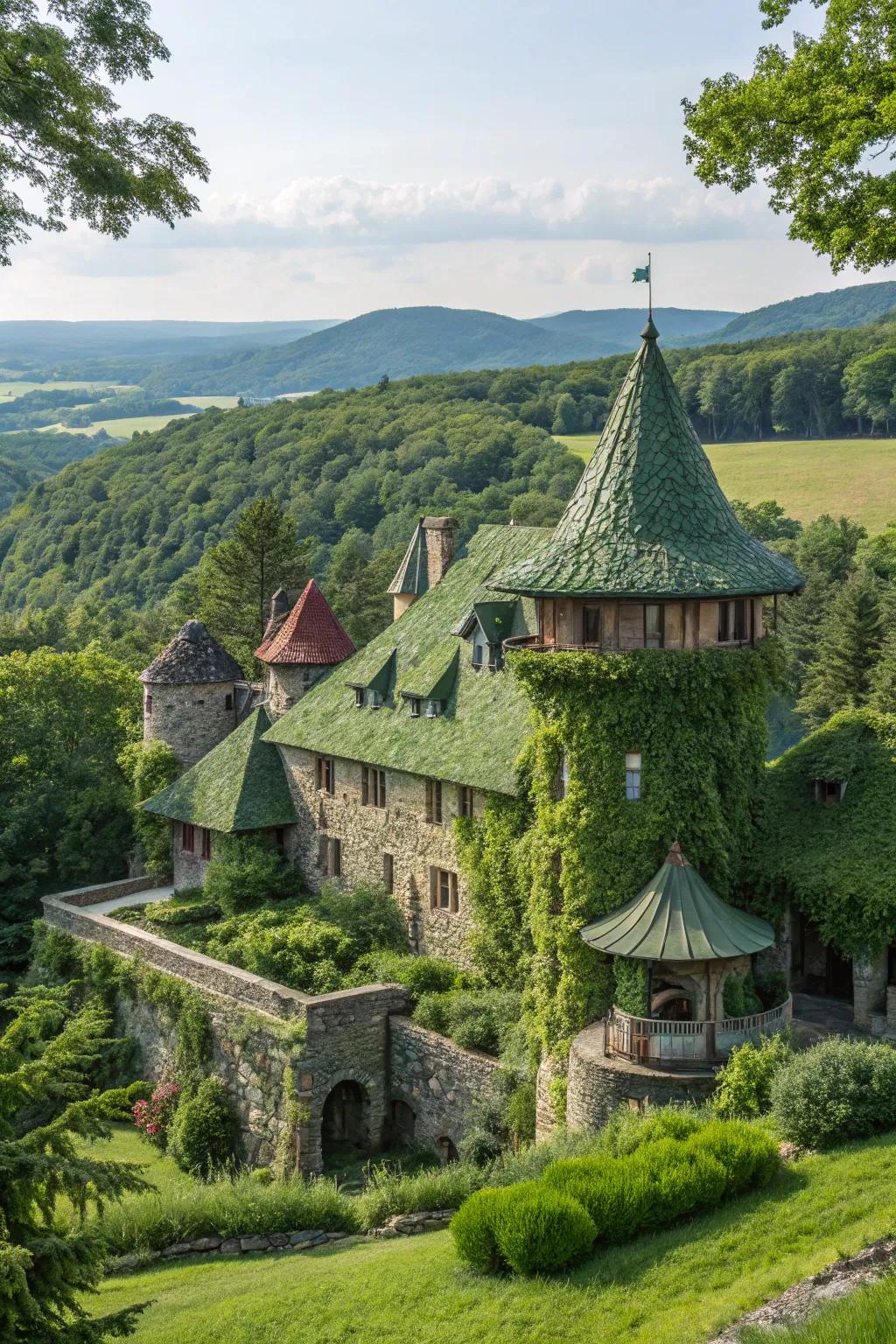 Eco-conscious fortresses for a greener tomorrow.