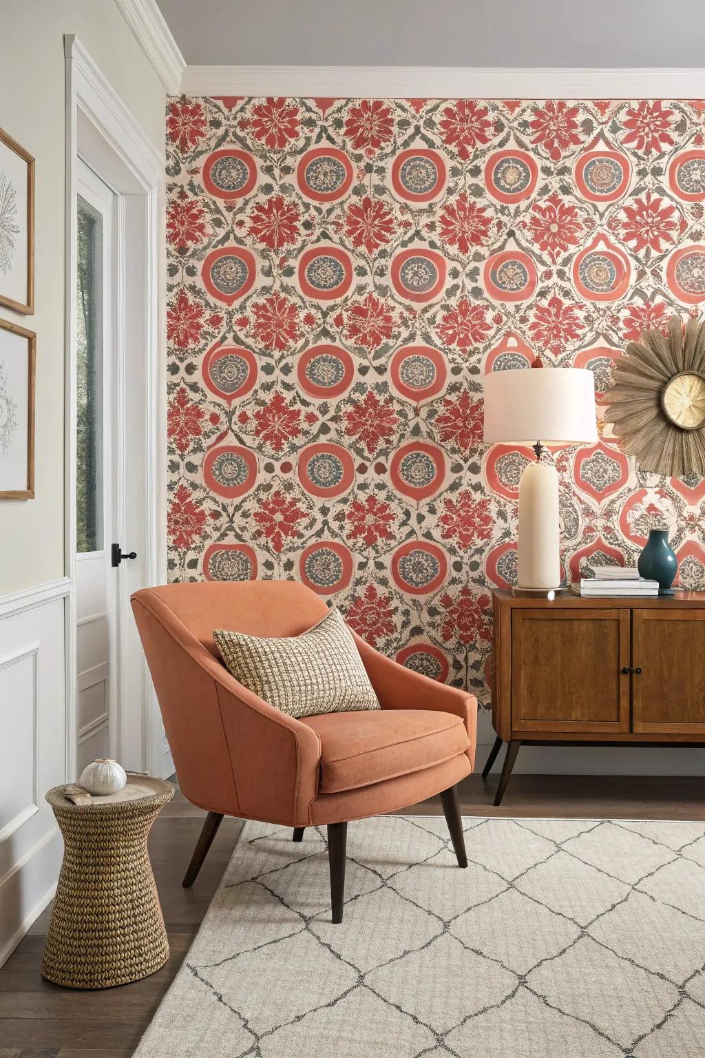 Feature walls infuse character and flair into every area.