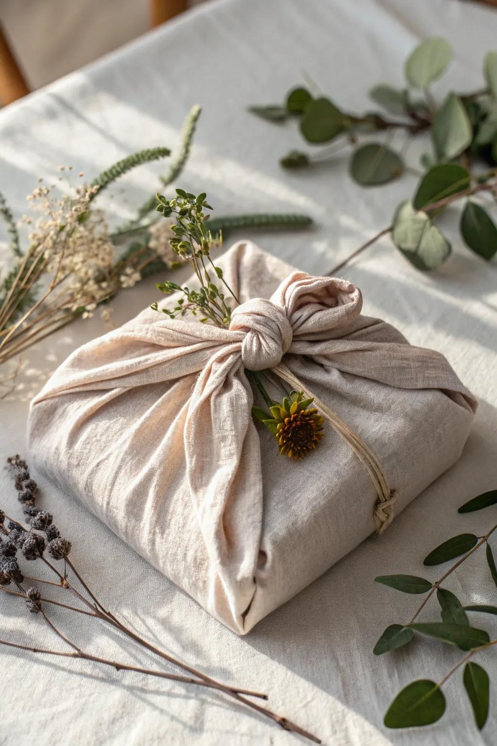 Discover the art of cloth wrapping: elegance meets sustainability.