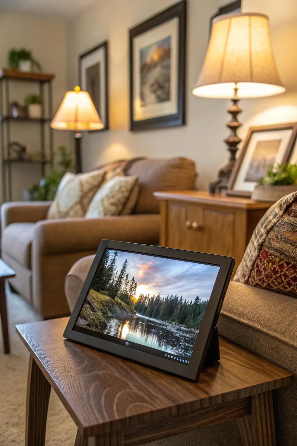 Refine your space with compelling artistic digital displays.