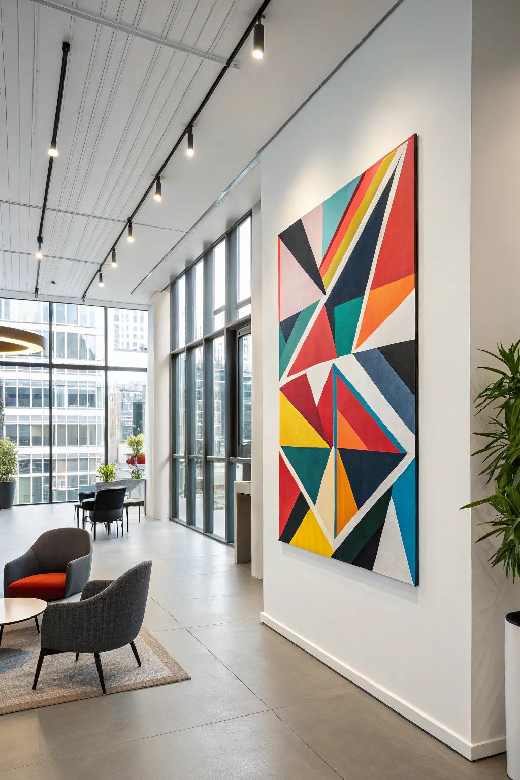 Conceptual geometry injects a contemporary elegance into your décor.