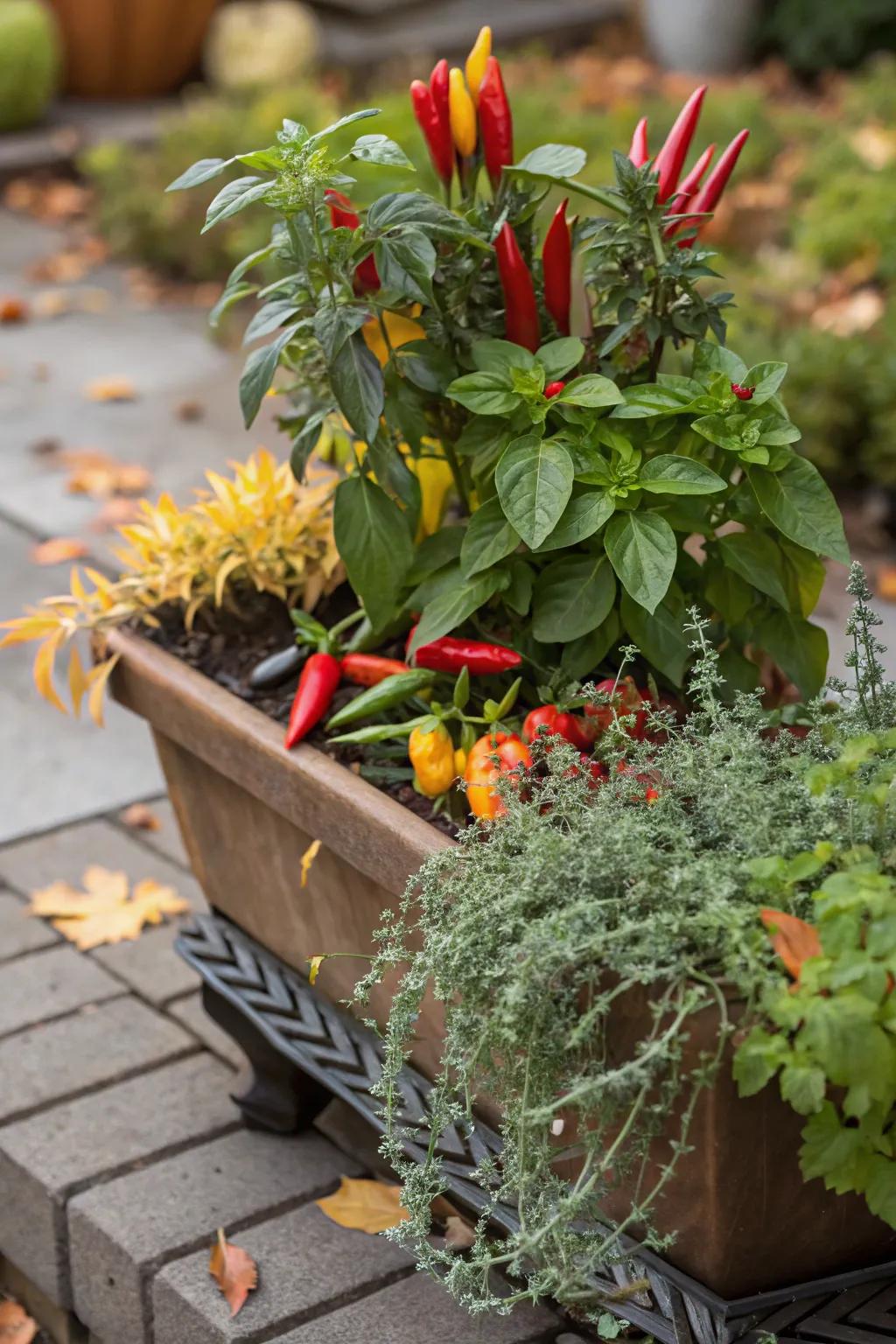 Consumable plants bring both beauty and practicality to setups.