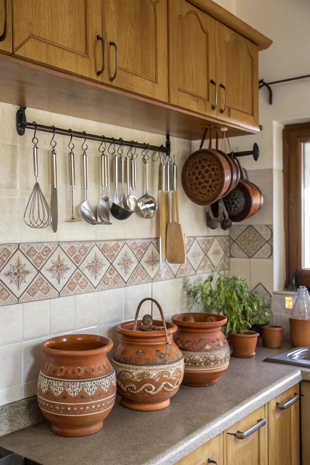 Functional decor: Merge style with utility in your kitchen.