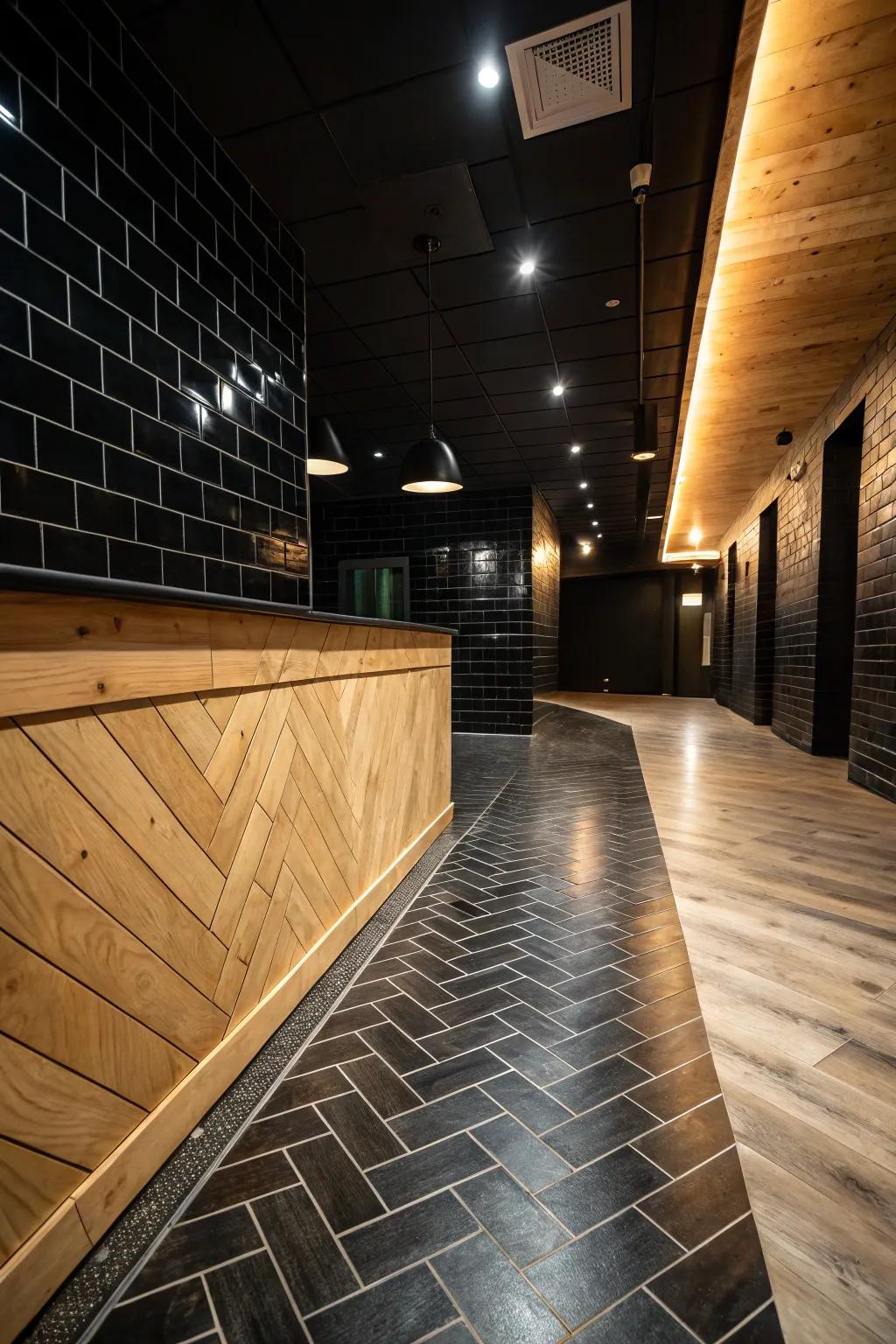 Striking contrast establishing dramatic visual appeal.