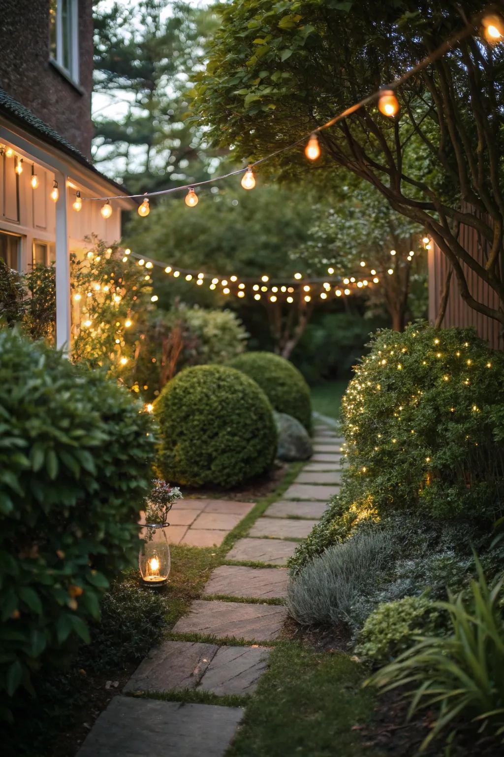 Effective lighting can create a magical ambiance in your garden, both day and night.