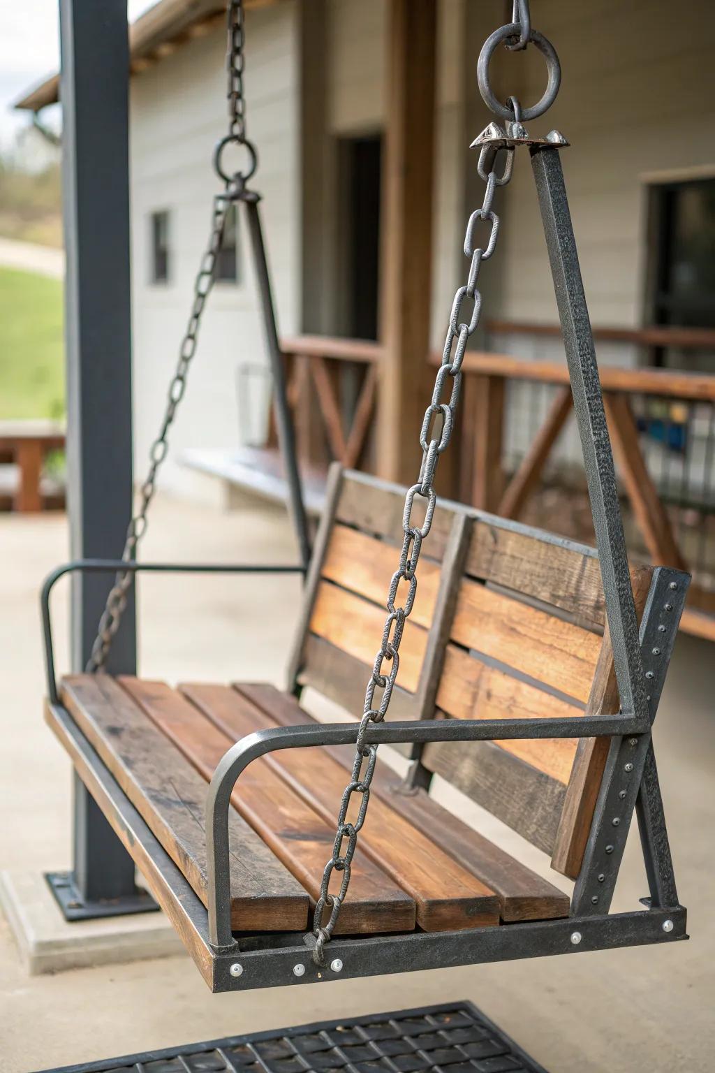 Incorporate an urban edge with metal accents.