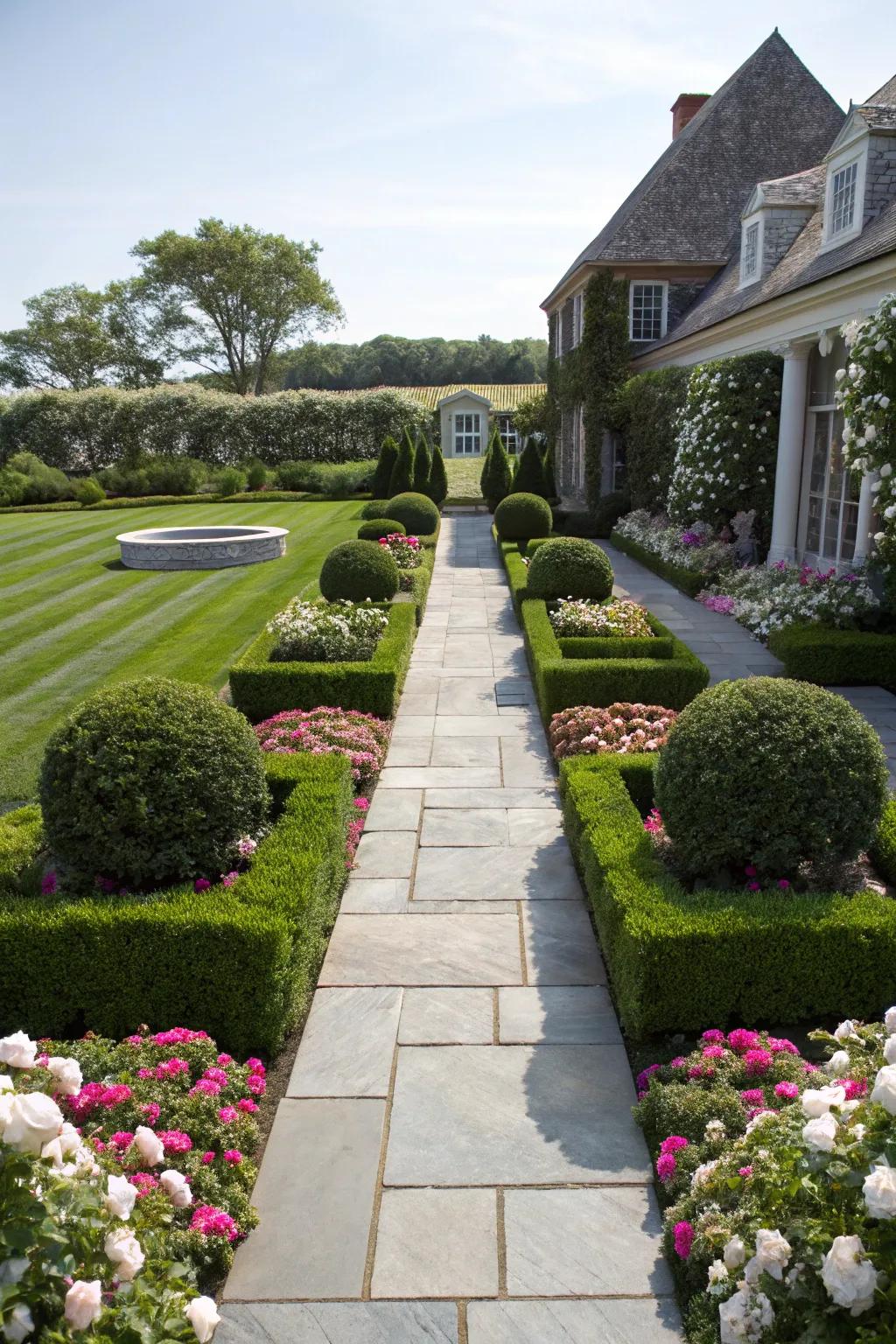 Symmetrical designs craft harmony and equilibrium.