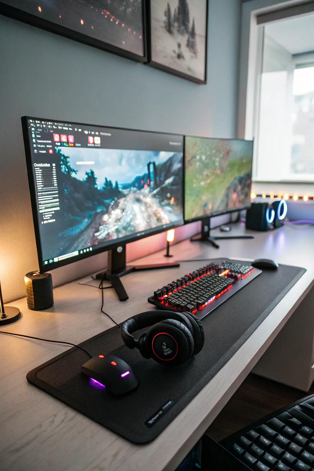 Ultra-wide monitors offer an expansive and immersive viewing experience.