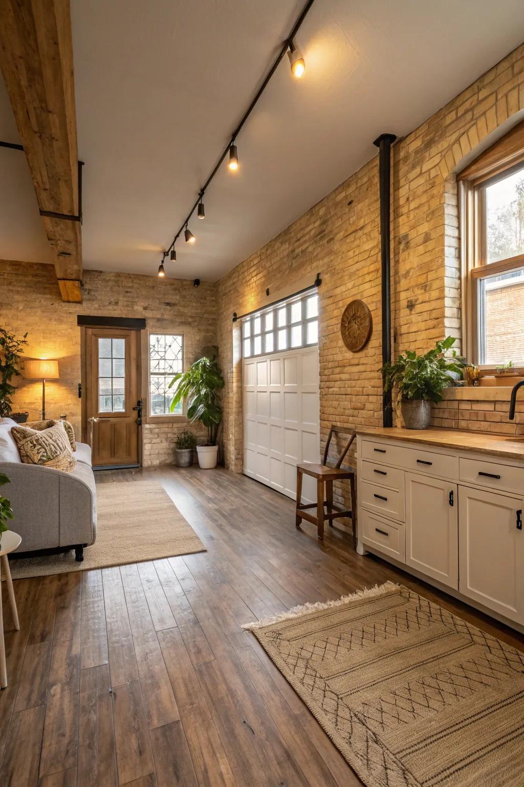 Subdued and earth-inspired tones foster a tranquil ambiance.