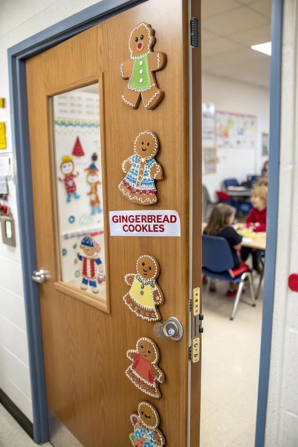 Customized gingerbread kids include charm and familiarity.