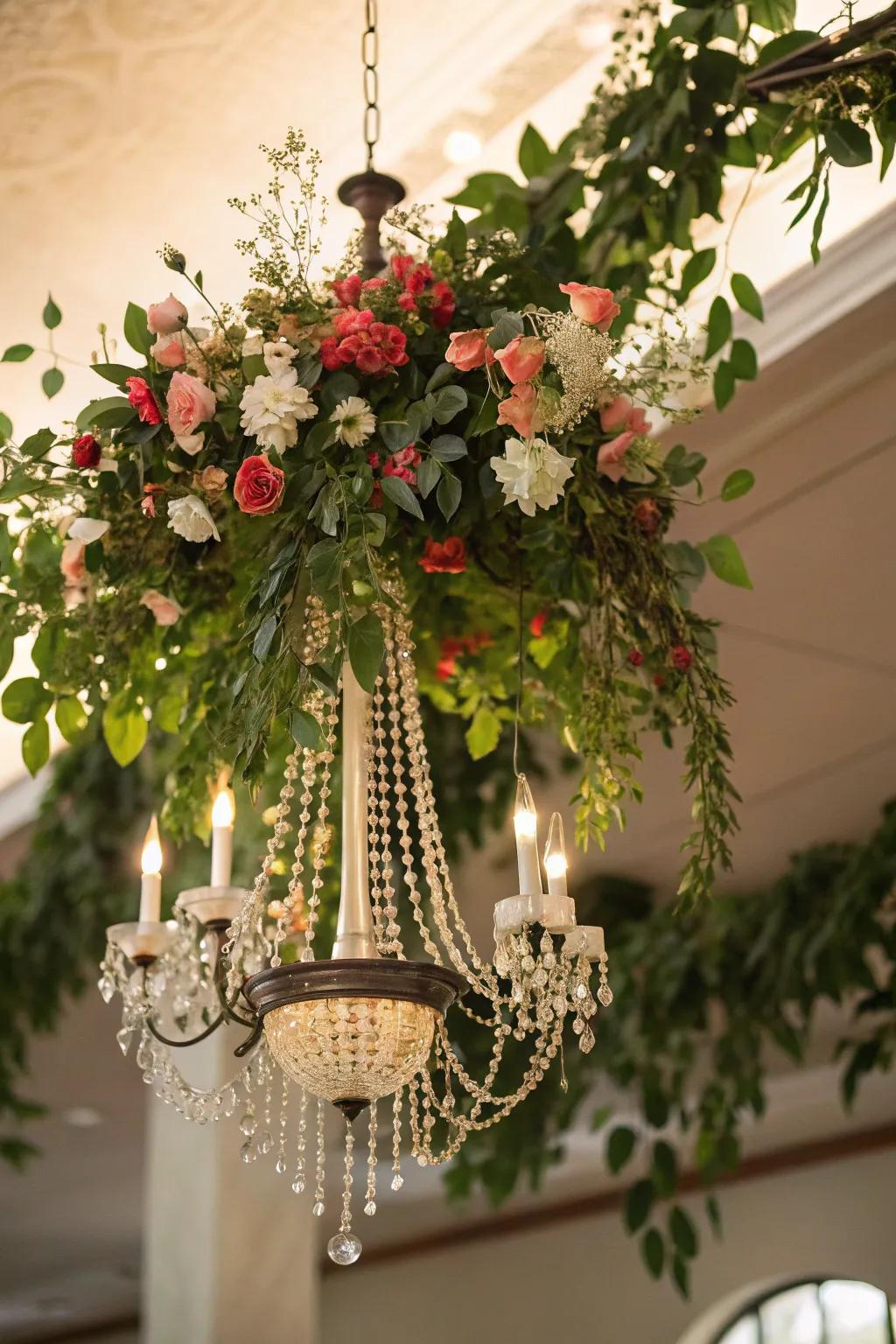 Botanical chandeliers infuse romance and nature into lighting.