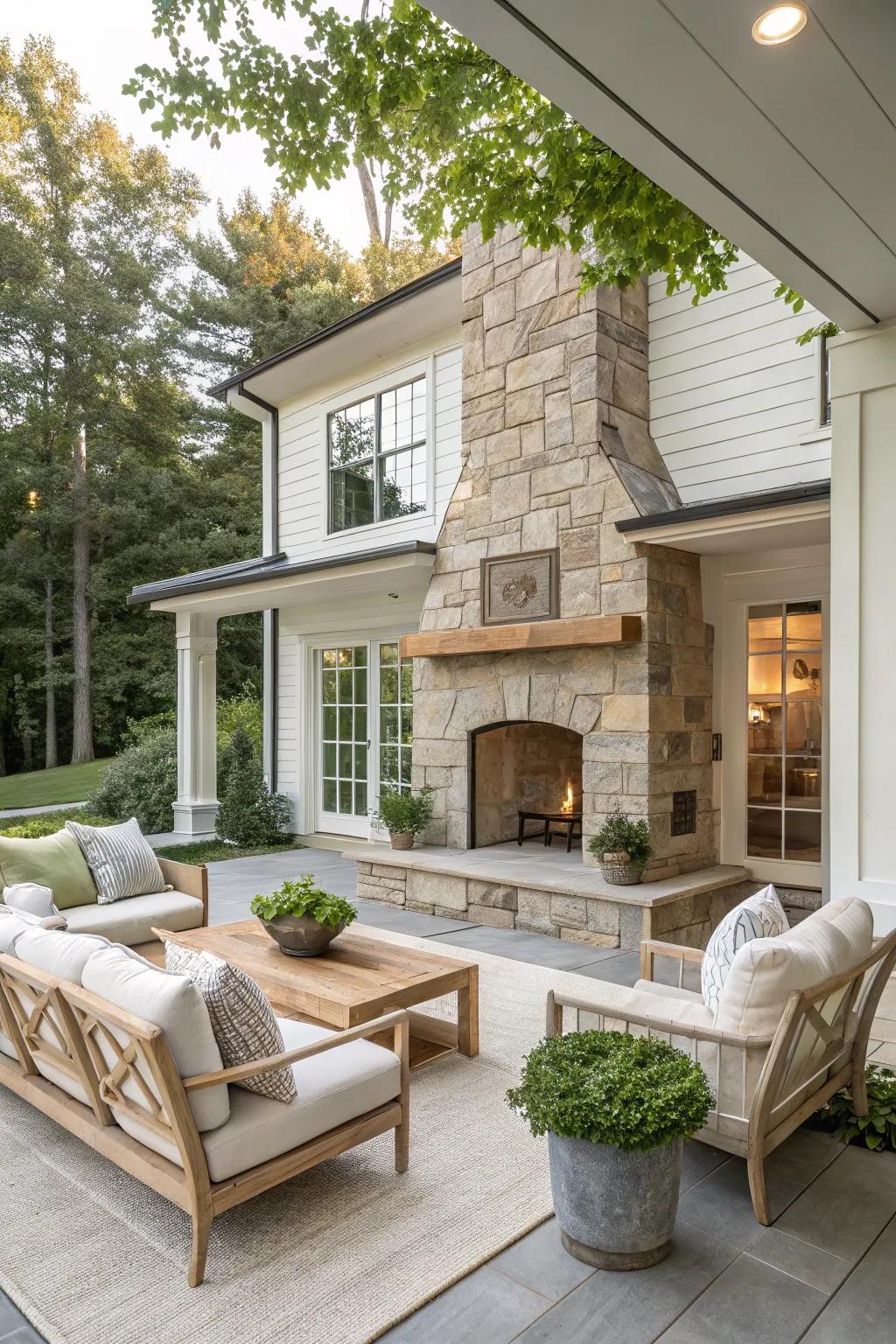 Blur the lines between indoors and outdoors with a seamless patio design. 🌿 #OutdoorLiving #PatioDesign #HomeInspiration