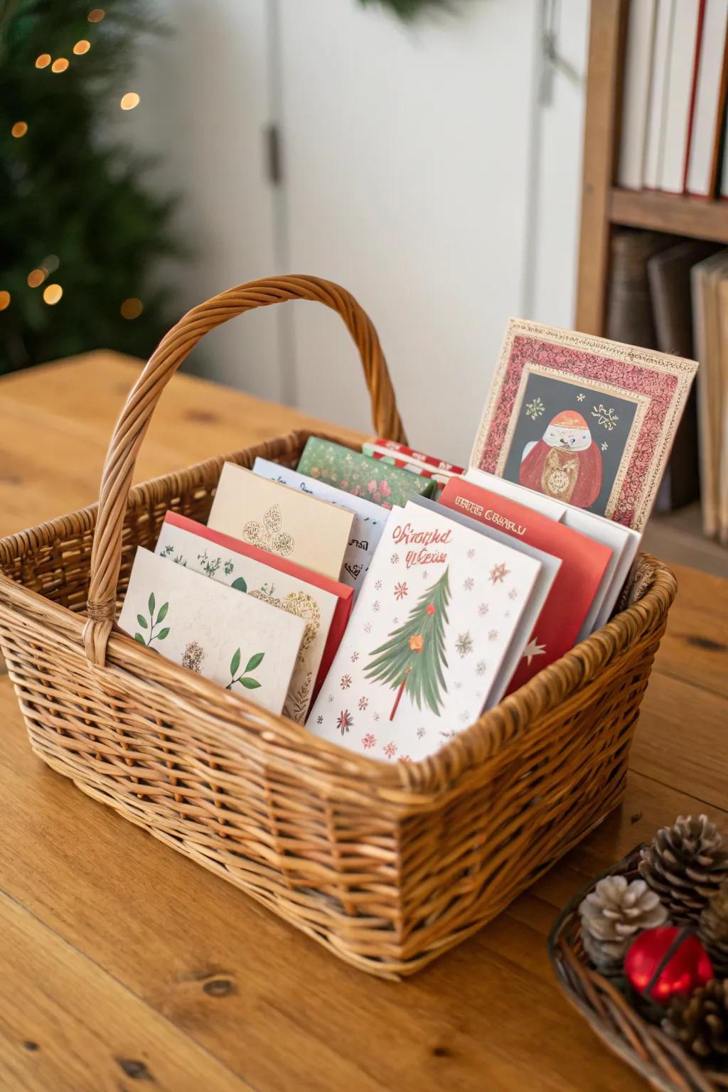 A box display keeps your cards stylishly contained.