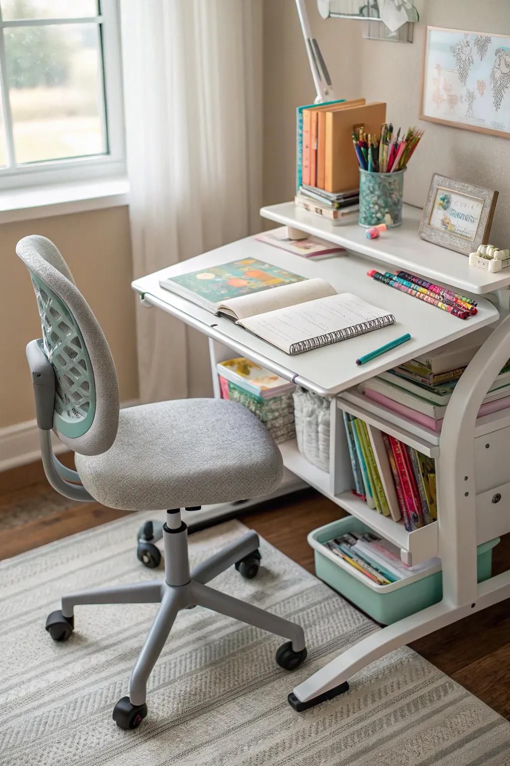 Comfort and ergonomics combined in one stylish chair.