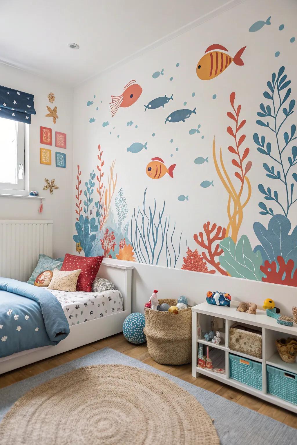 Deep-sea themes bring the wonders of the ocean indoors.