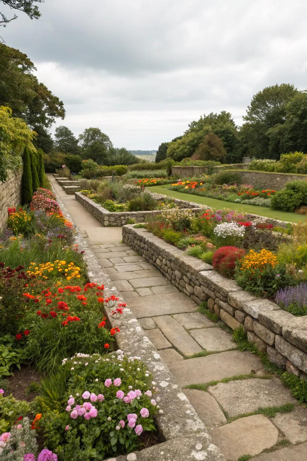 Edges make clean lines and define garden spaces.