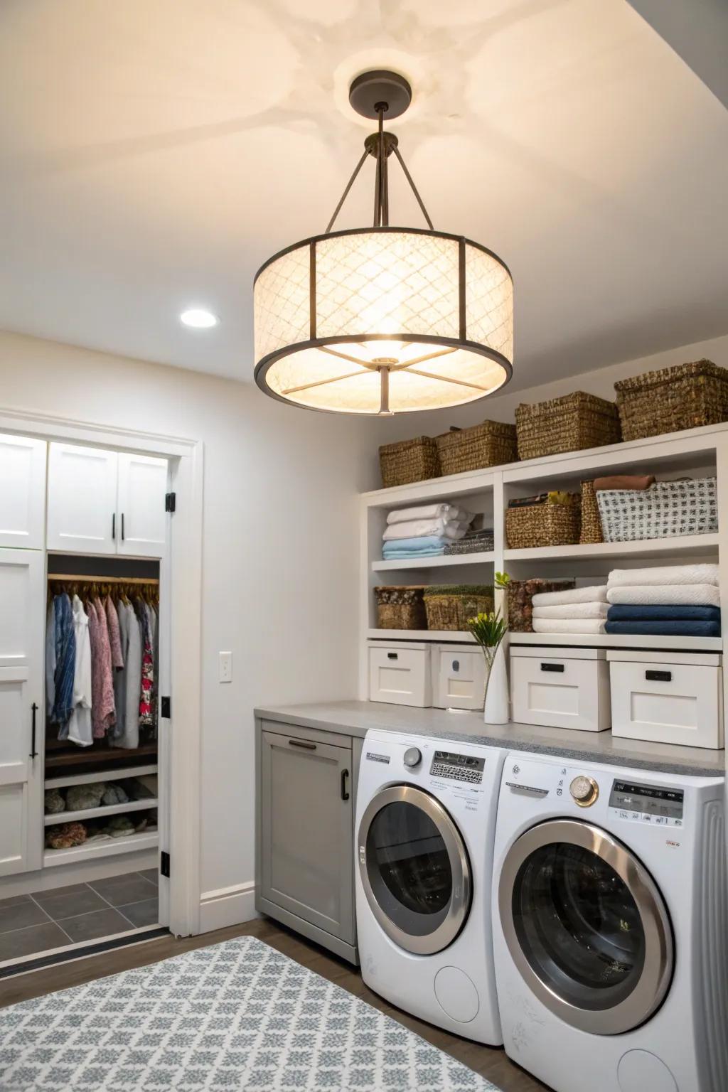 Semi-flush mount fixtures bring style to spaces with low ceilings.