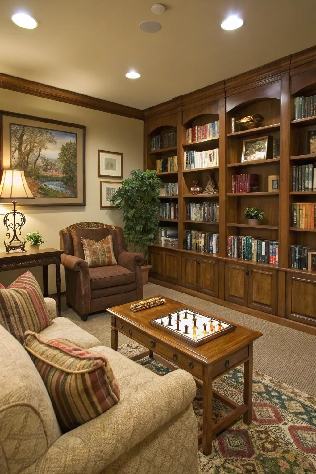 A multi-use library space that serves many purposes.