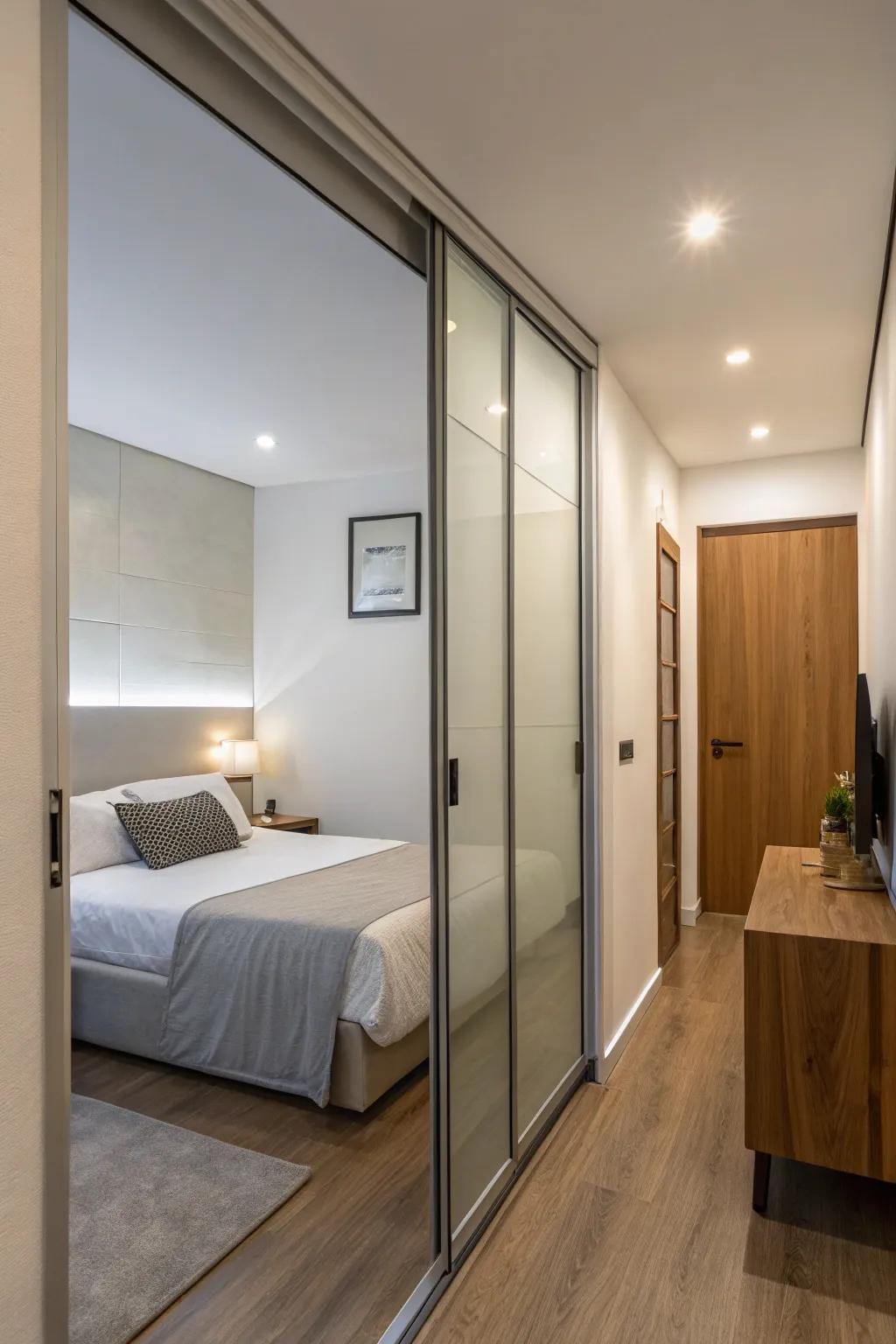 Sliding doors help you get the most out of your space.
