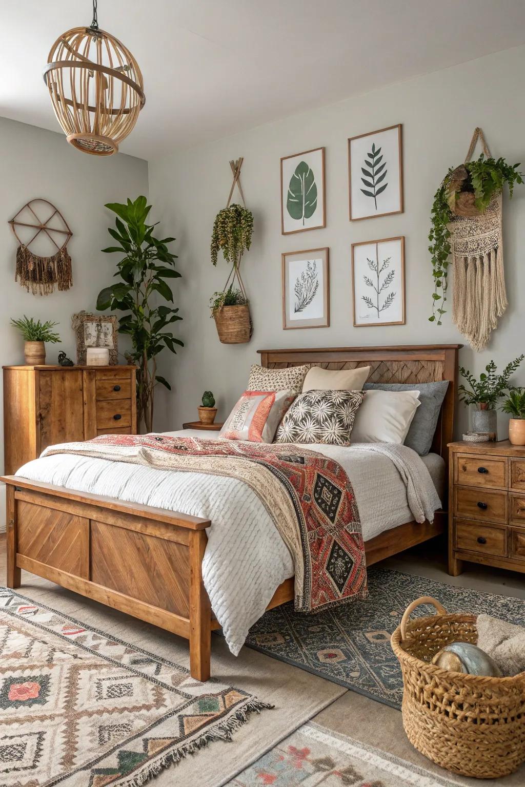 An assorted medley of styles adds unique allure.