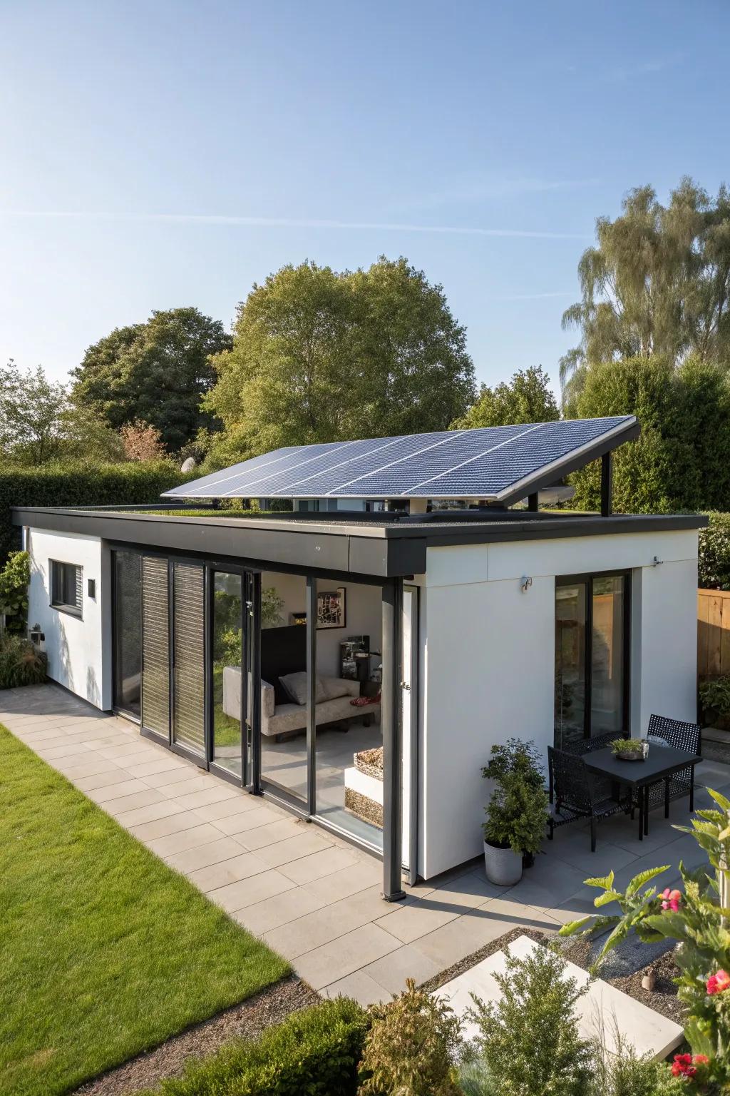 Innovative roof designs add modern flair and functionality.