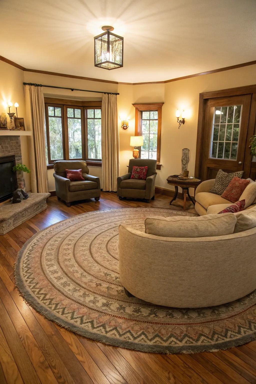 A practical seating arrangement enhances comfort and interaction.