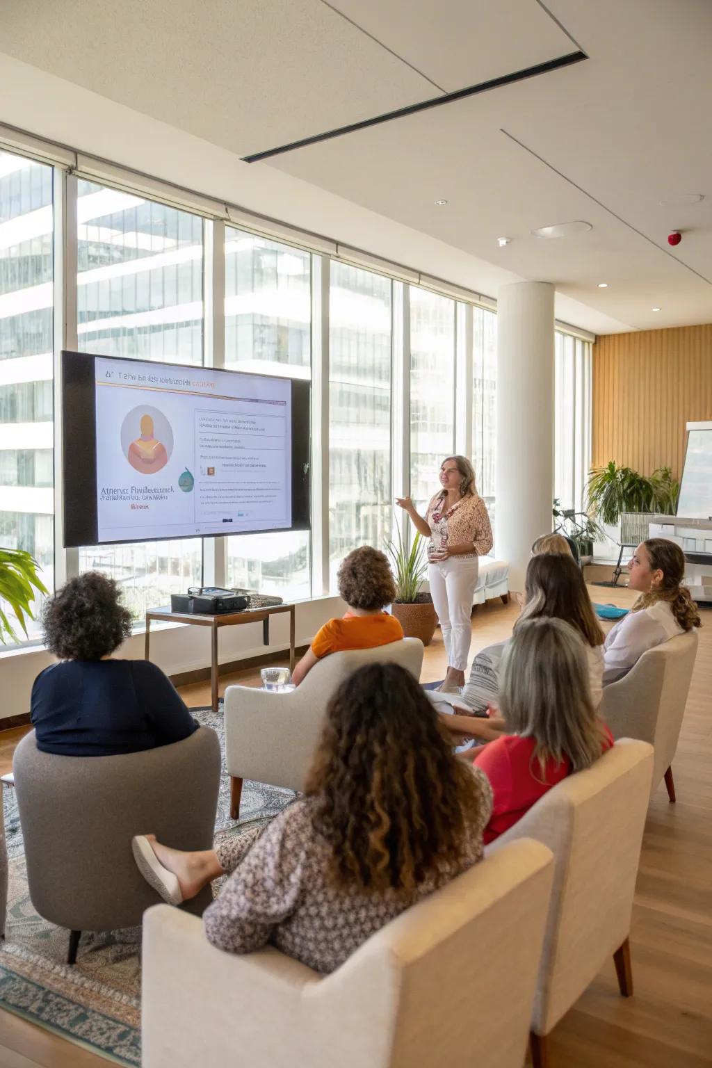 Empower employees with valuable knowledge through organized wellness seminars.