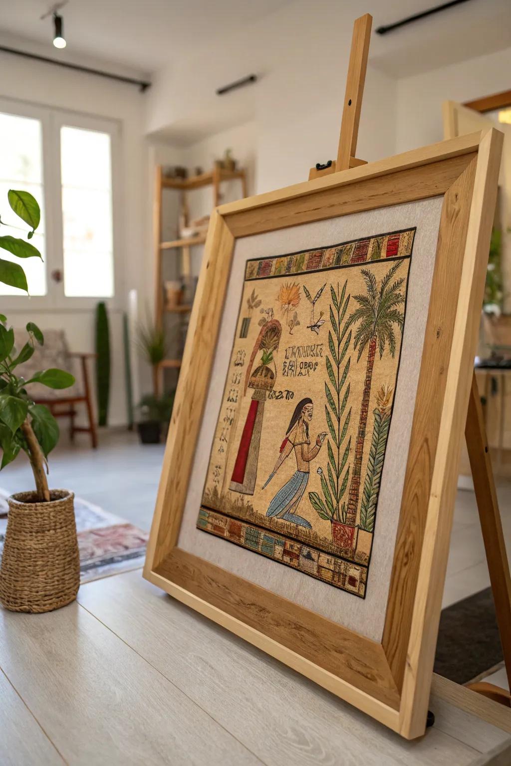 Frameless frames invite closer interaction with the art.