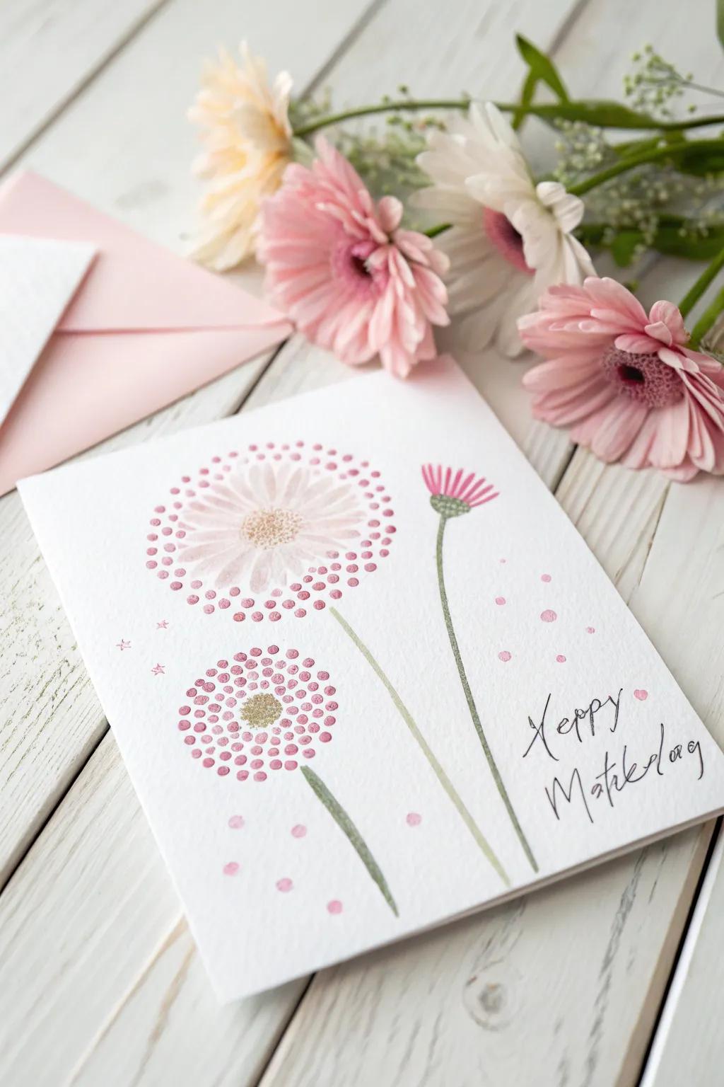 Celebrate Mother's Day with a touch of creativity and love. 🌸 #QTipArt #MinimalistBeauty