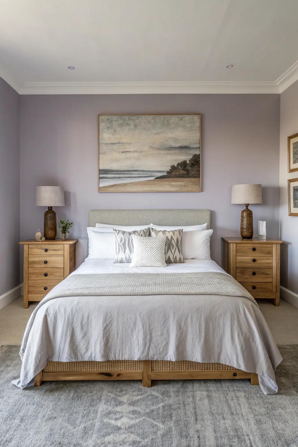 Your bedroom gains balance and harmony from symmetrical furniture arrangement. #InteriorHarmony #DesignBalance