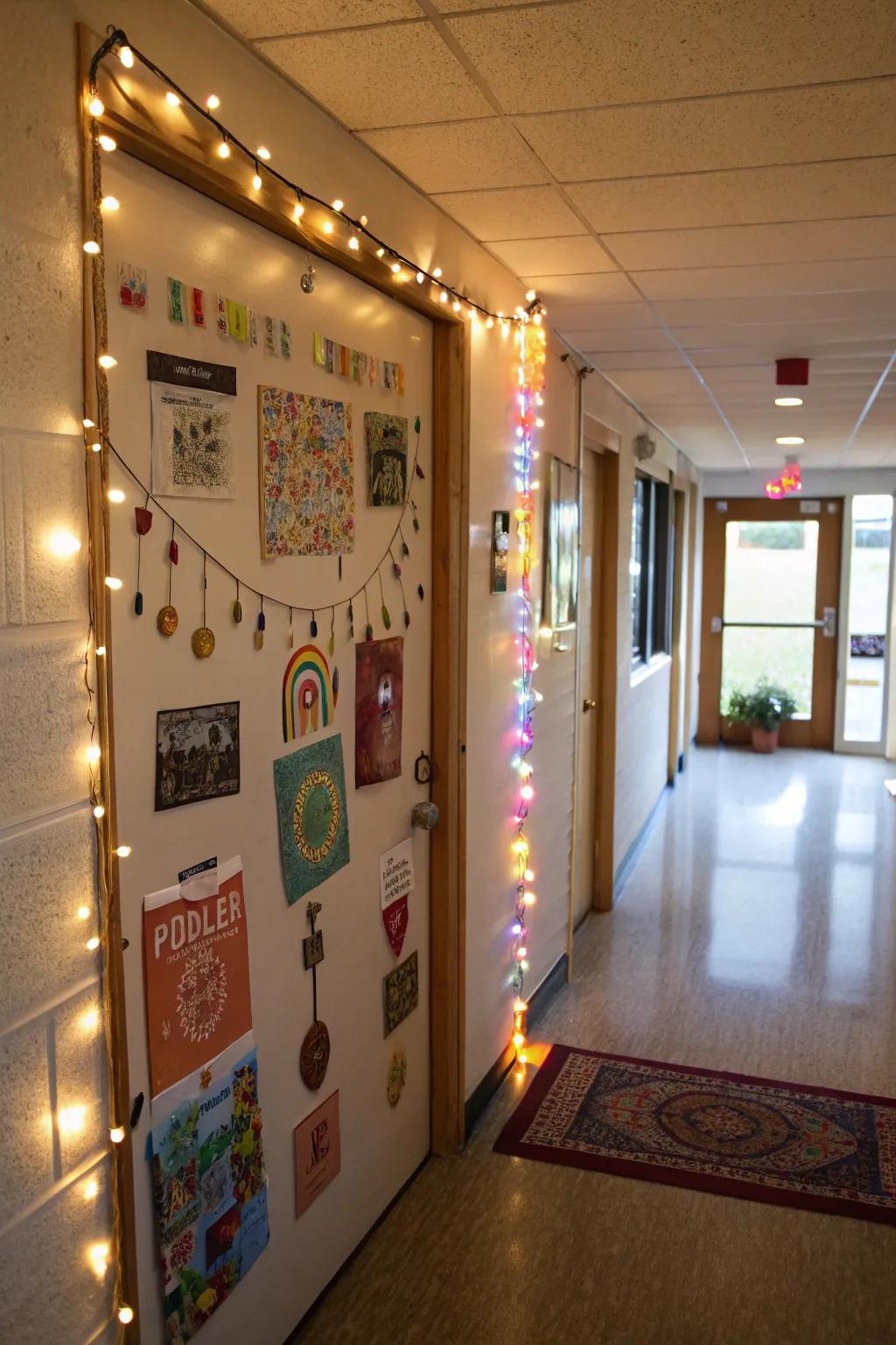 Unleash creativity using unique, handmade door decor.