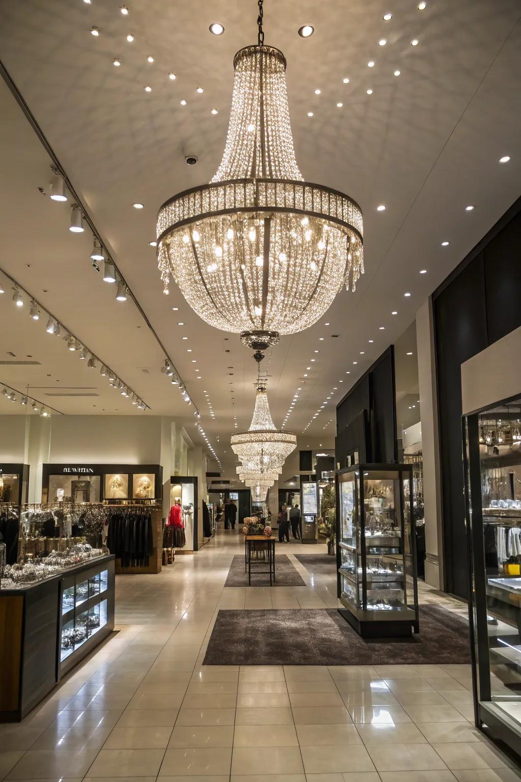 Remarkable illumination adds drama and attracts attention to focal areas.