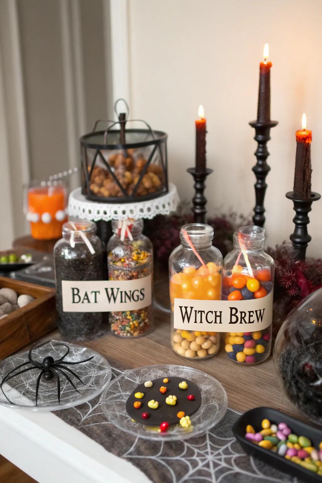 Elixir bottles infuse a magical and mysterious attribute.