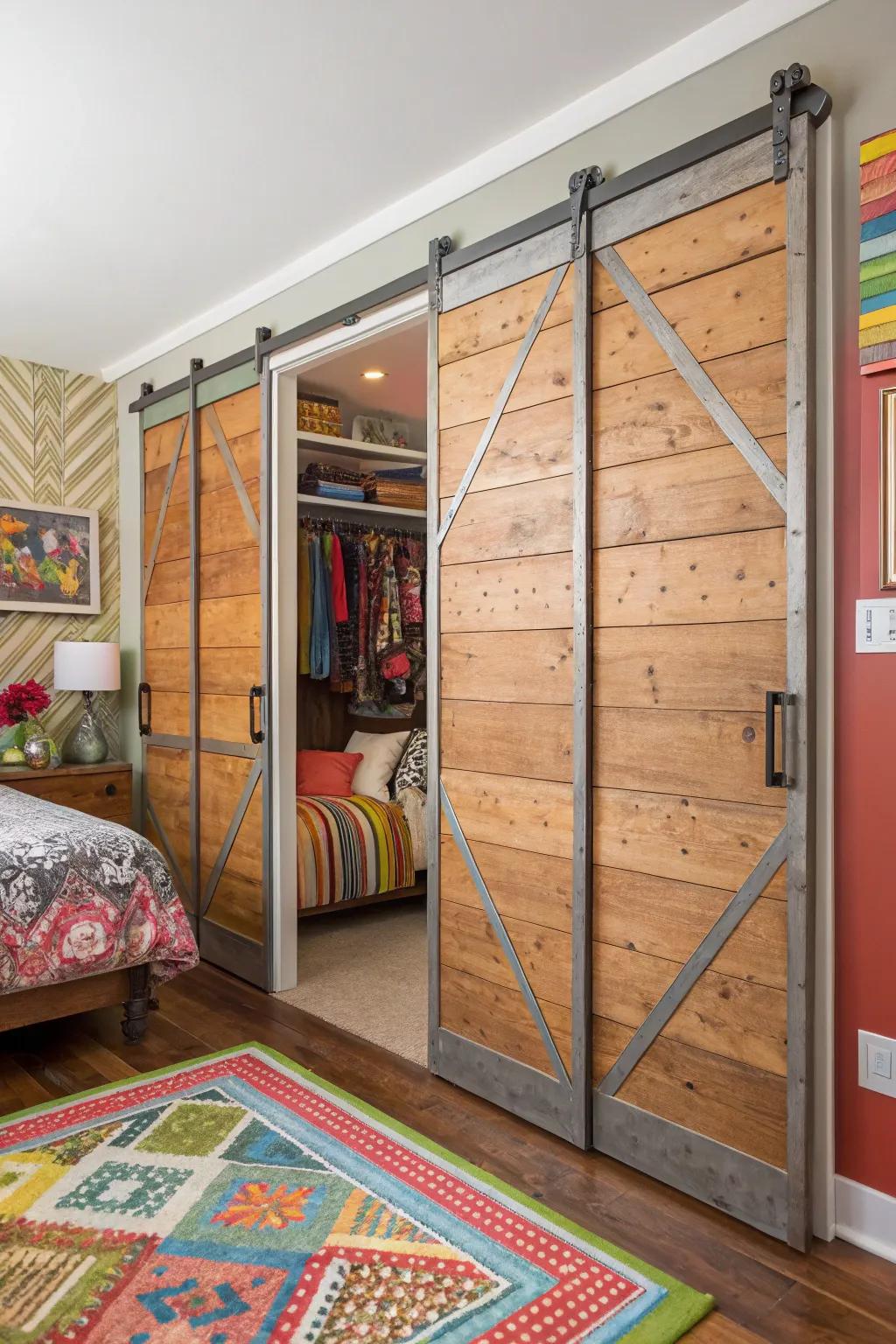 Varied material combinations delivering a unique touch.