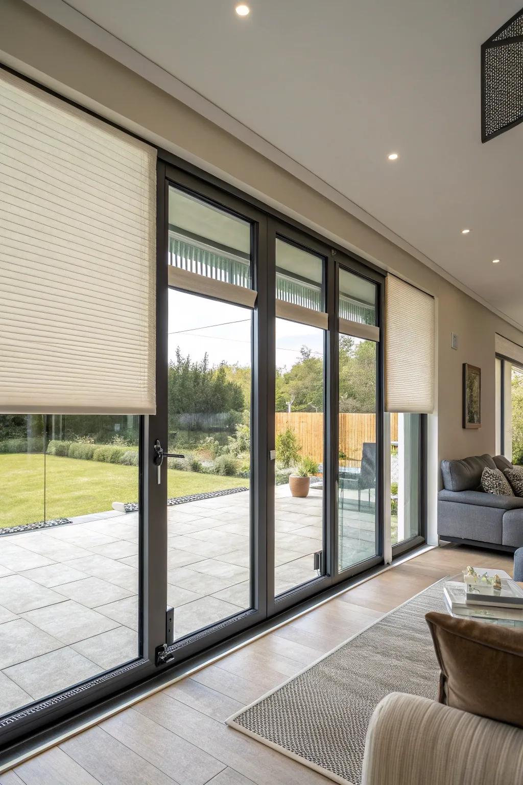 Smart blinds are easy to use and modern.