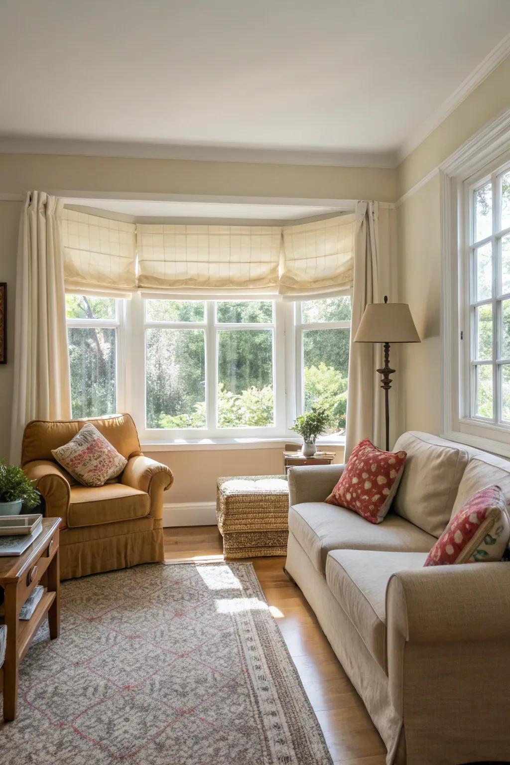 Sunlight is your ally in opening up small spaces.