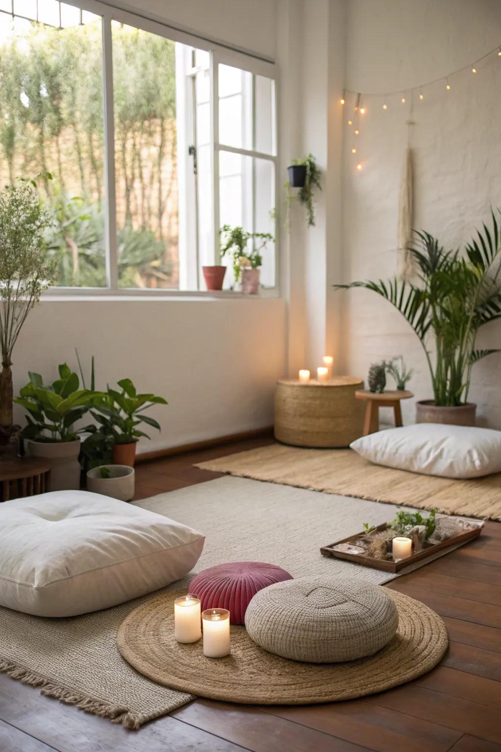 A peaceful spot for meditation.