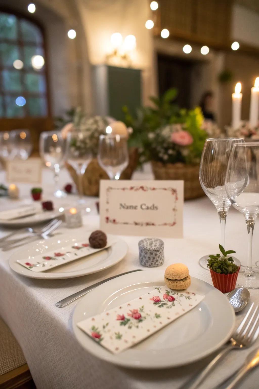 Visitors feel special because of inventive placement designs.