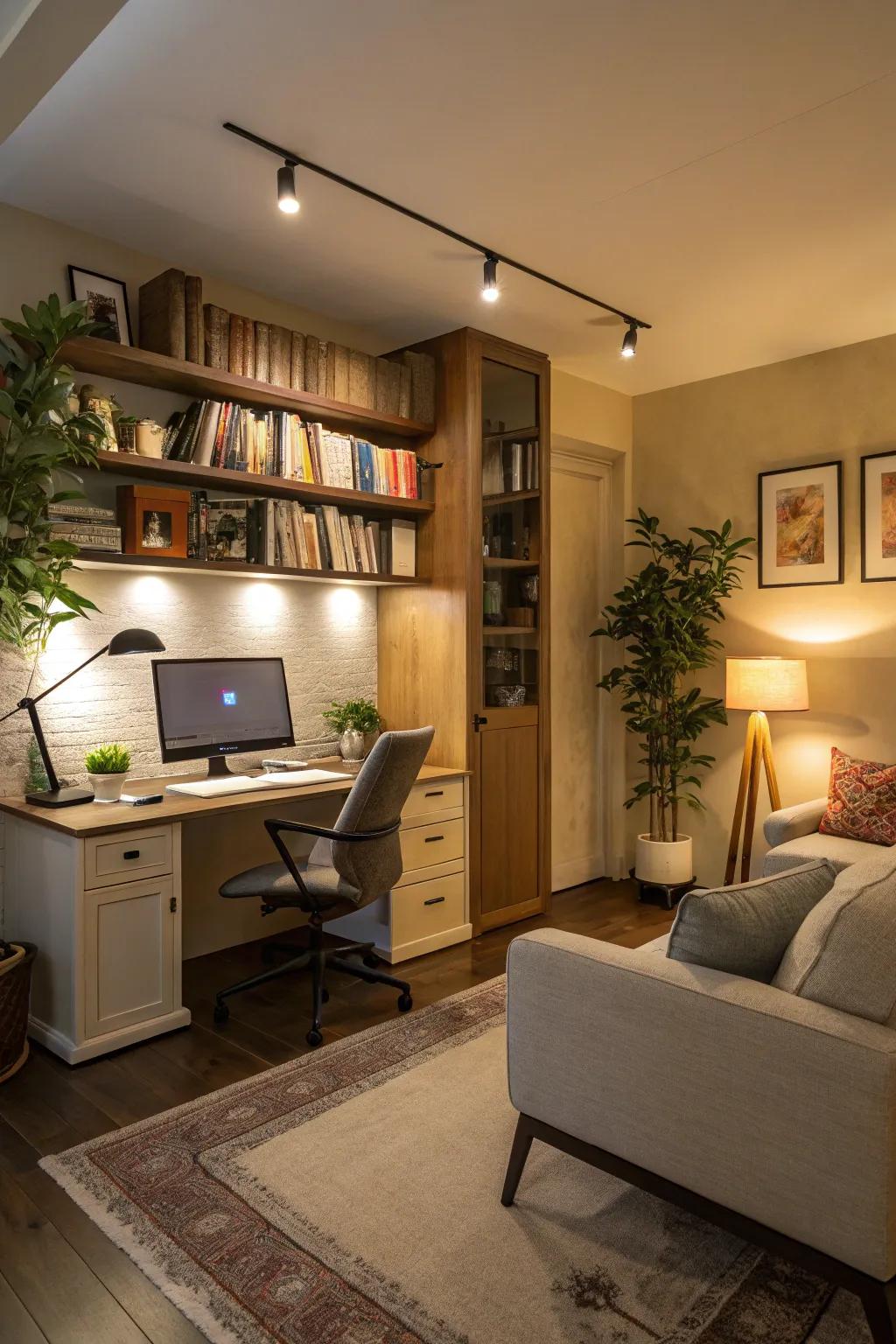 Adding technology smoothly helps maintain the look.