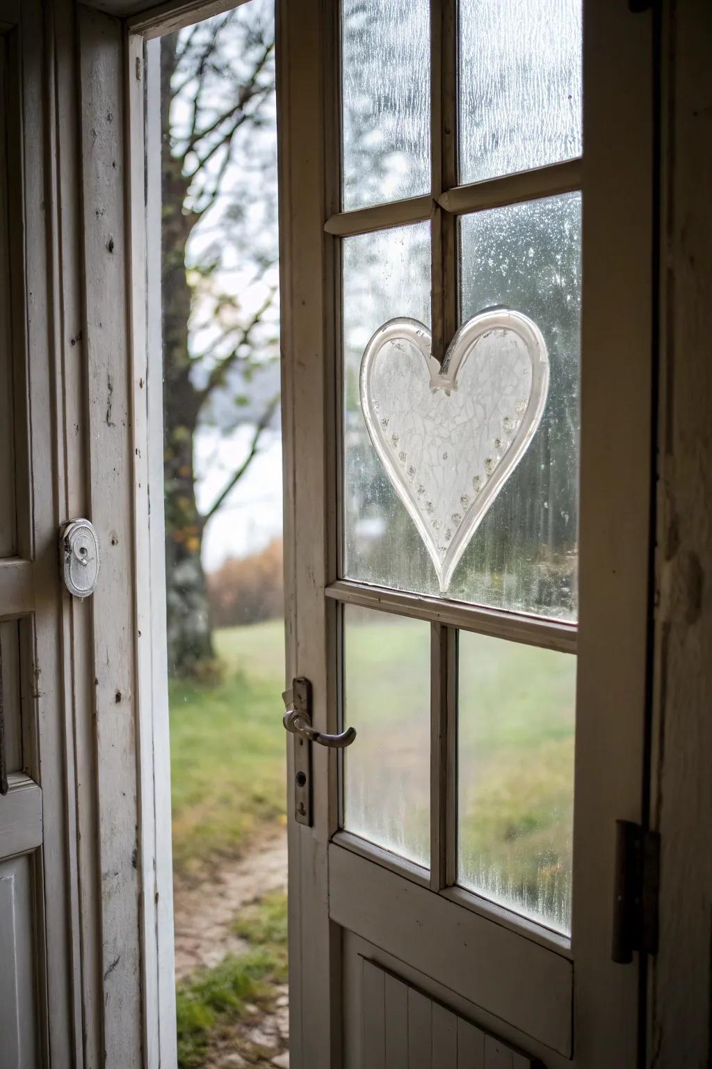 Window clings present a simple yet effective means to decorate glass doors.