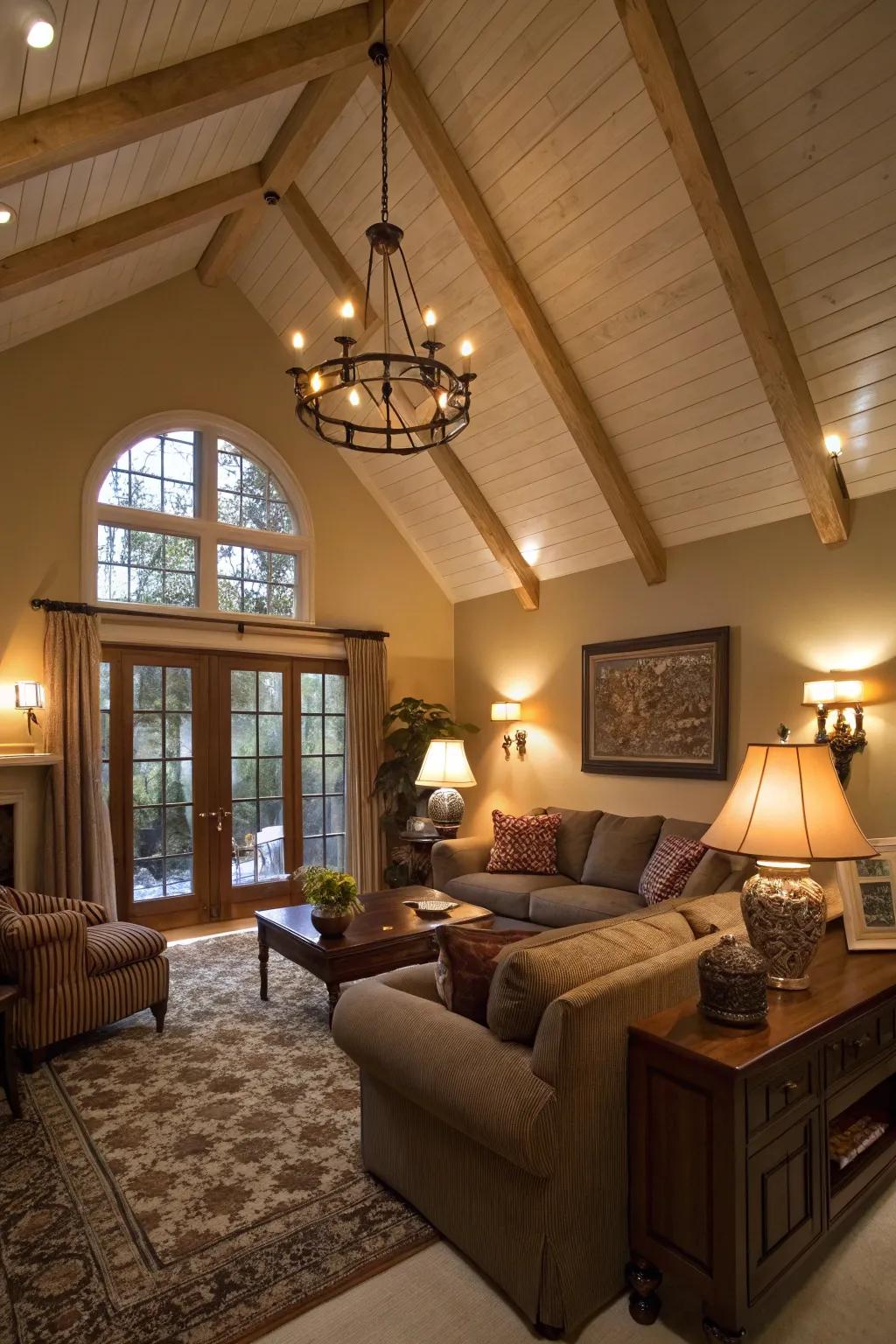 Layered lighting brings warmth and dimension to any room.